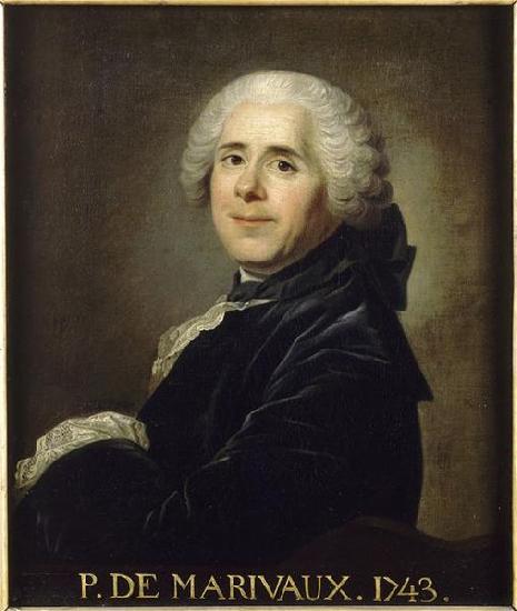 Jean Baptiste van Loo Portrait of Pierre Carlet de Chamblain de Marivaux Germany oil painting art